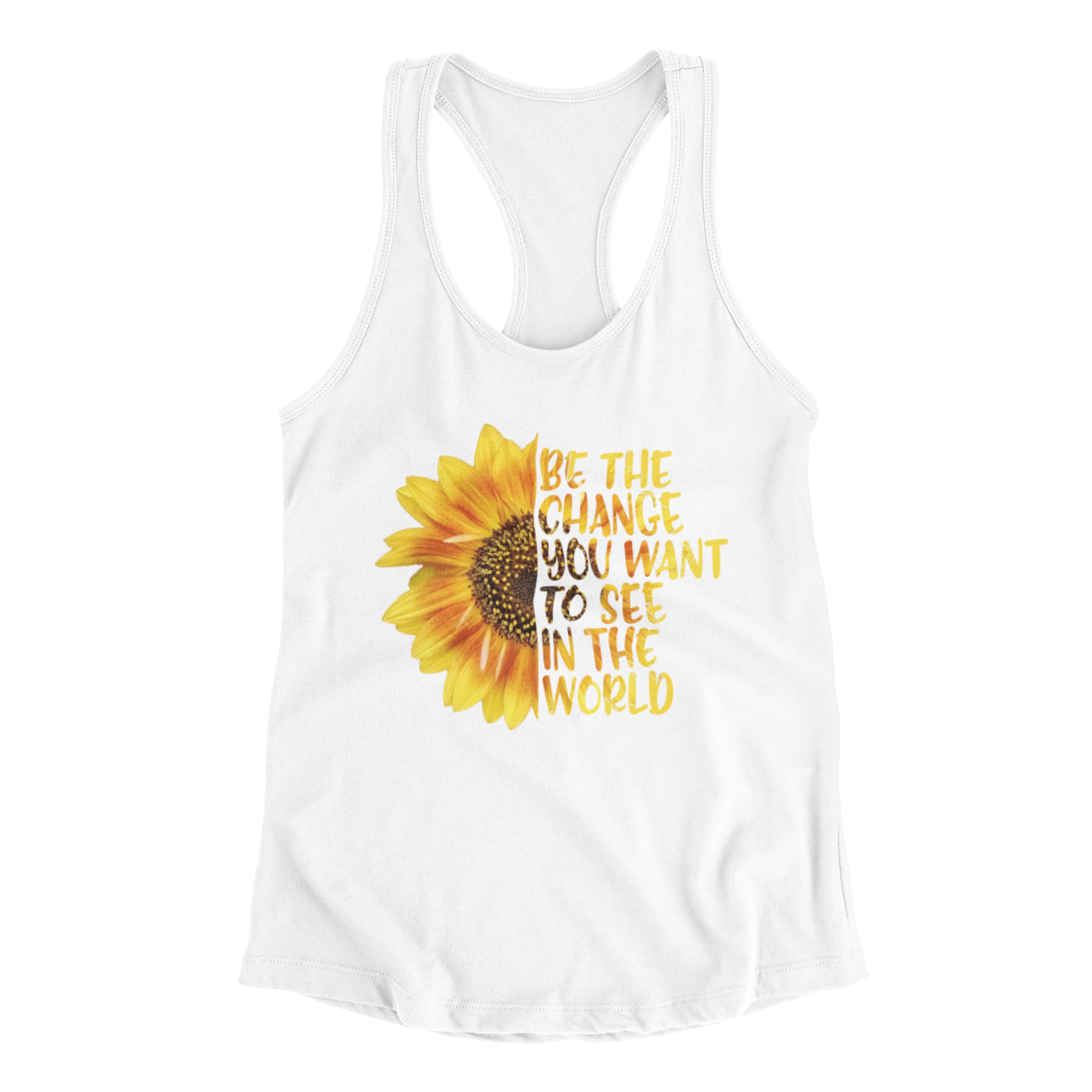Be the Change White Tank Top Be The Change White Tank Top